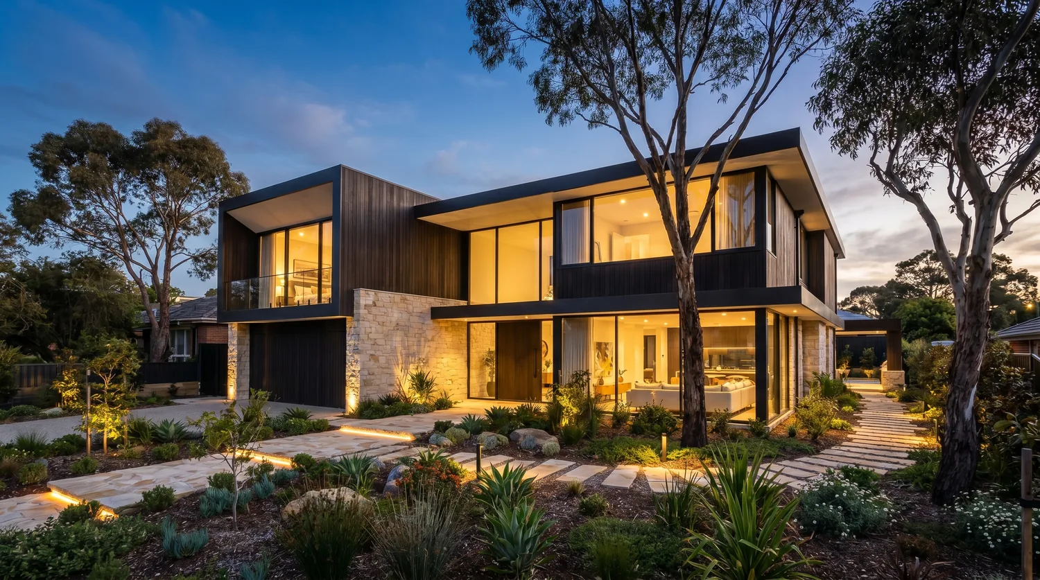A modern home built by Ironbark