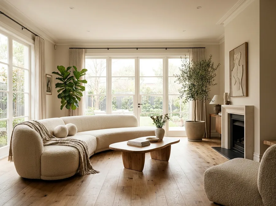 A finished interior